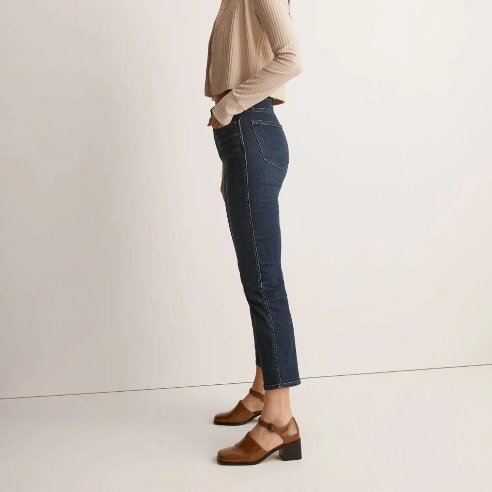 Madewell Mid-Rise Stovepipe Jeans – Size 27, Dark Wash - Picture 3 of 13